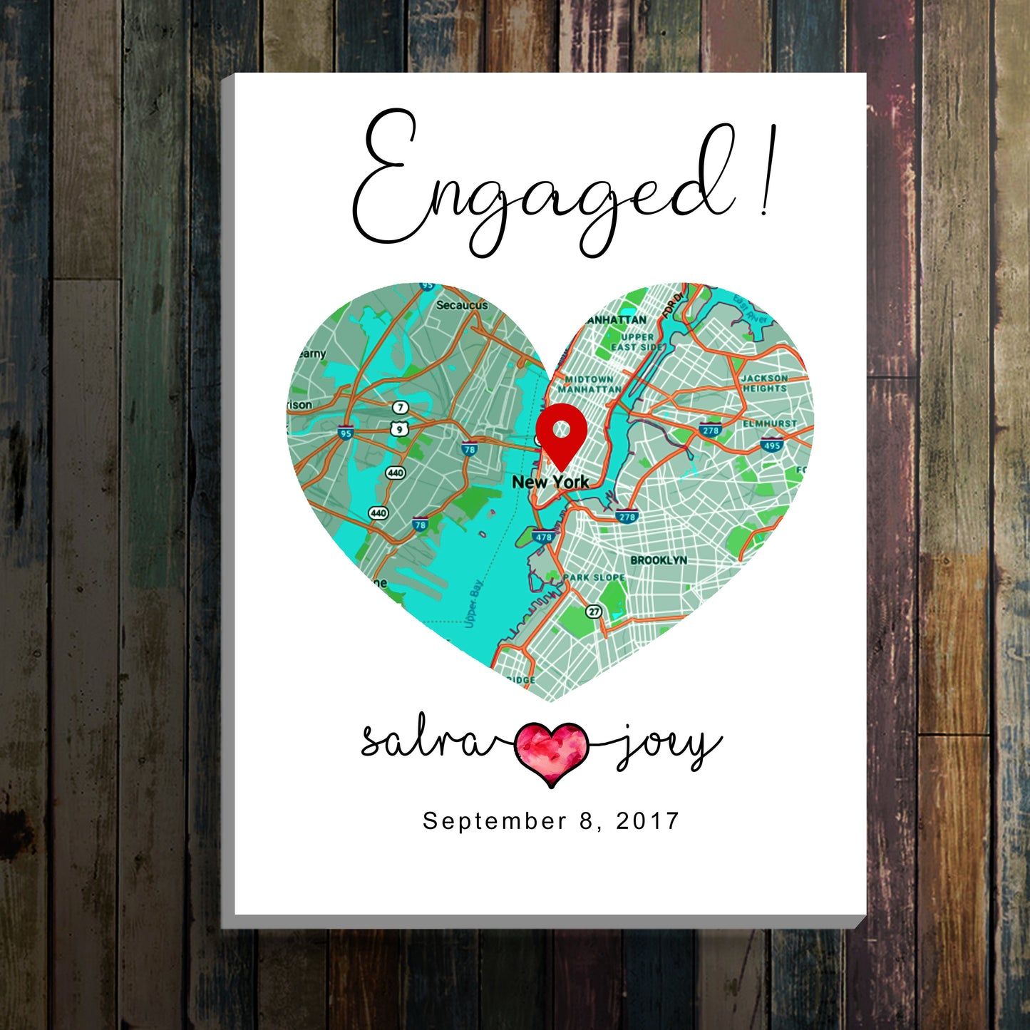 Personalized Anniversary Gift for Couple