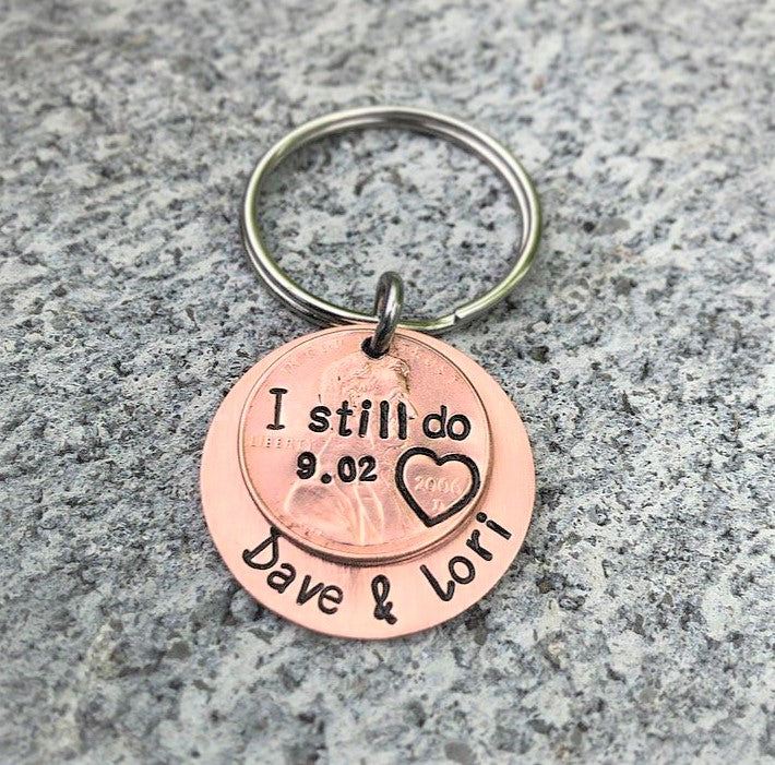 "I STILL Do" Penny Keychain || Best Christmas Day Gift