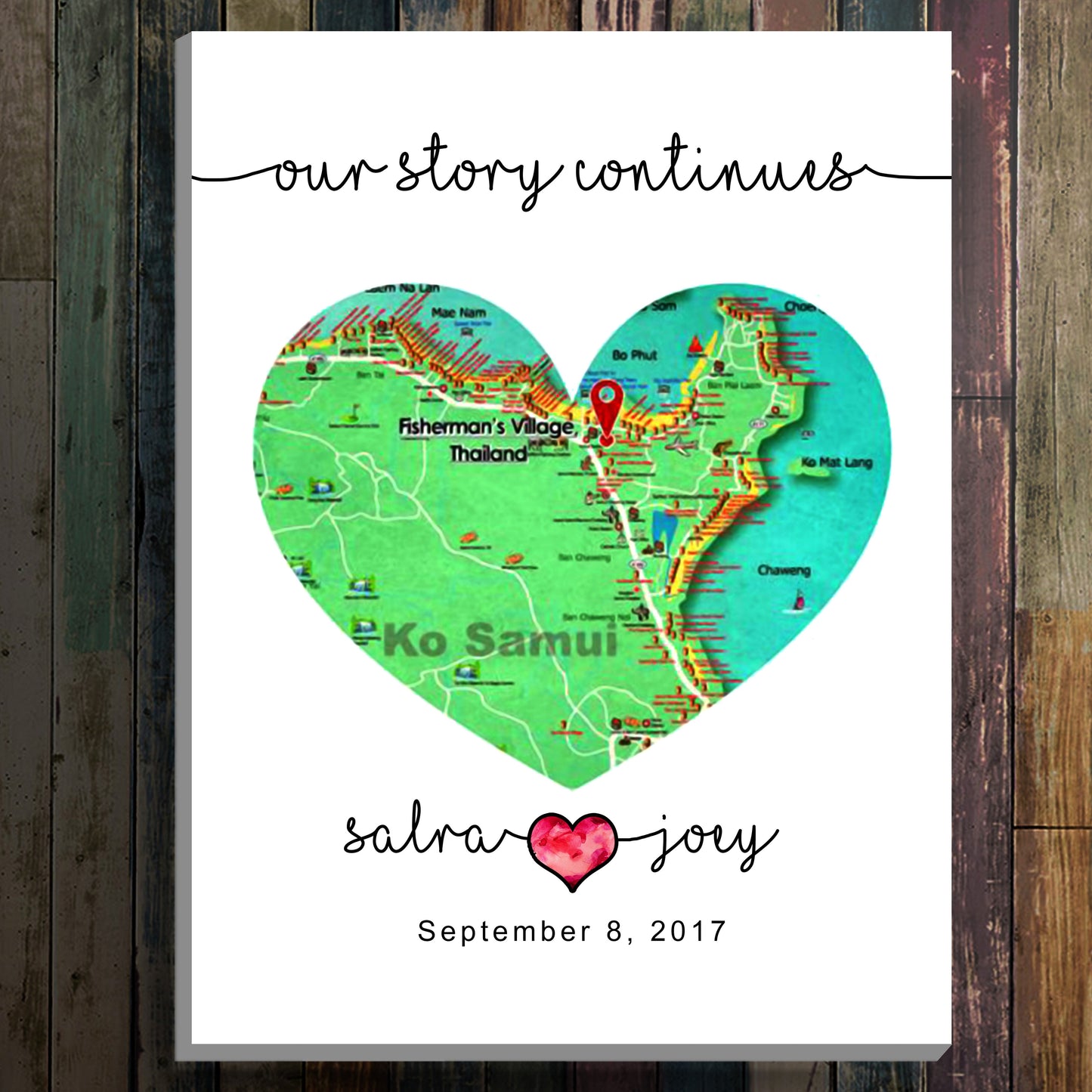 Personalized Anniversary Gift for Couple