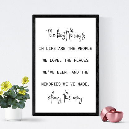 Live Your Best Life | Custom Quote Wall Art