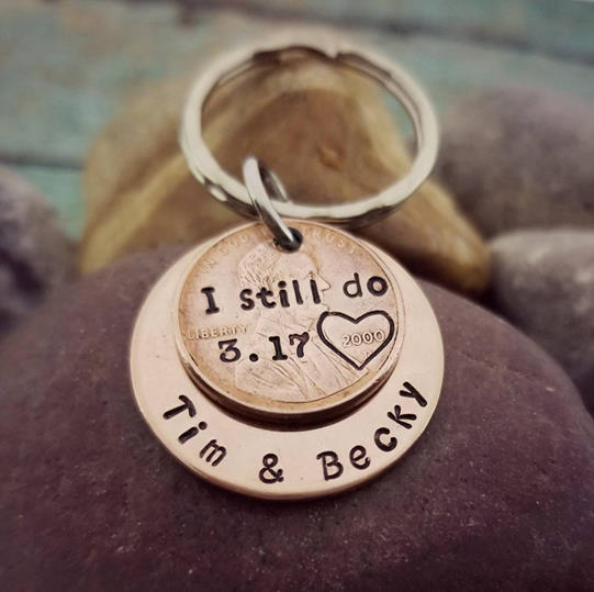 "I STILL Do" Penny Keychain || Best Christmas Day Gift