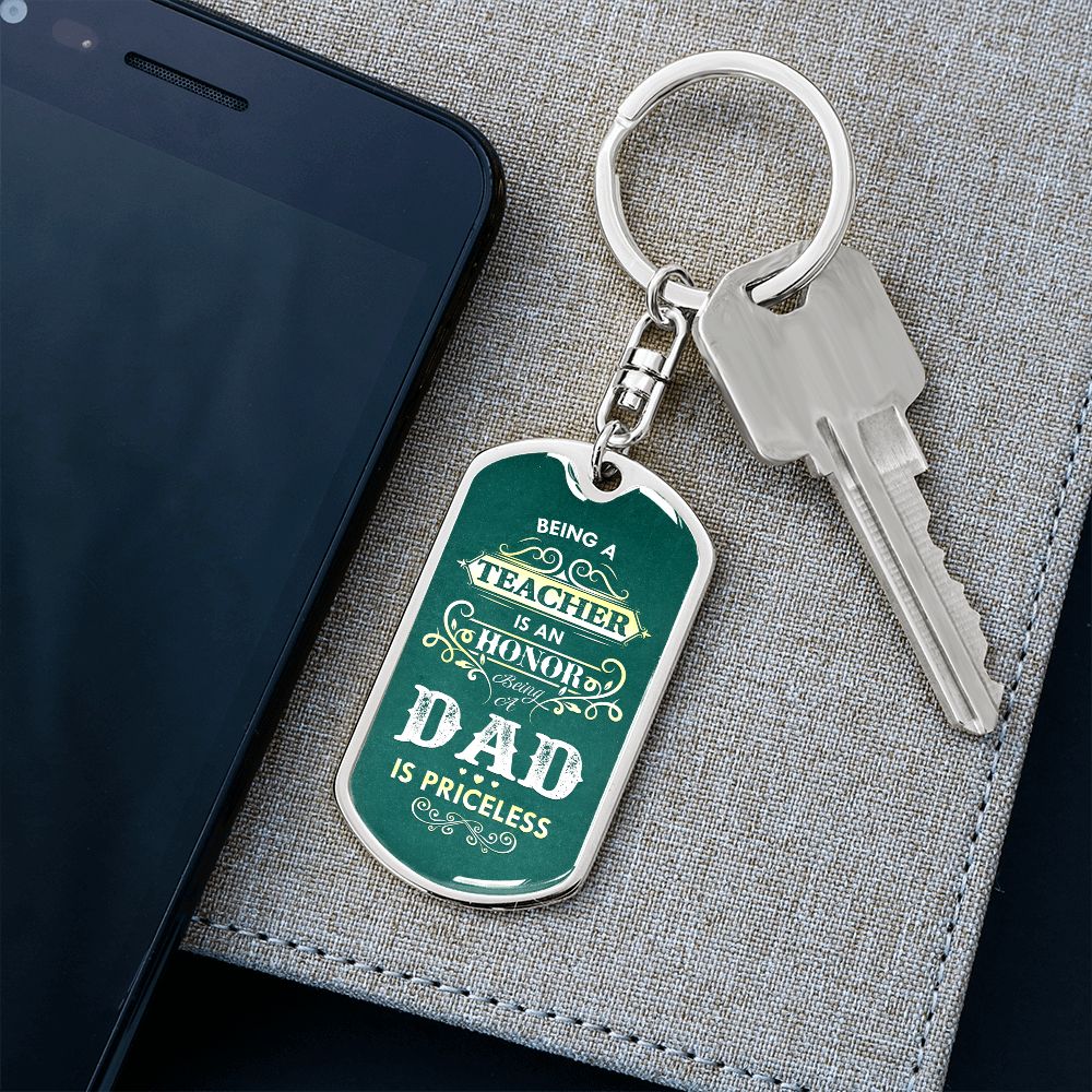 Daddy To Be Keychain || Christmas Gift For DAD