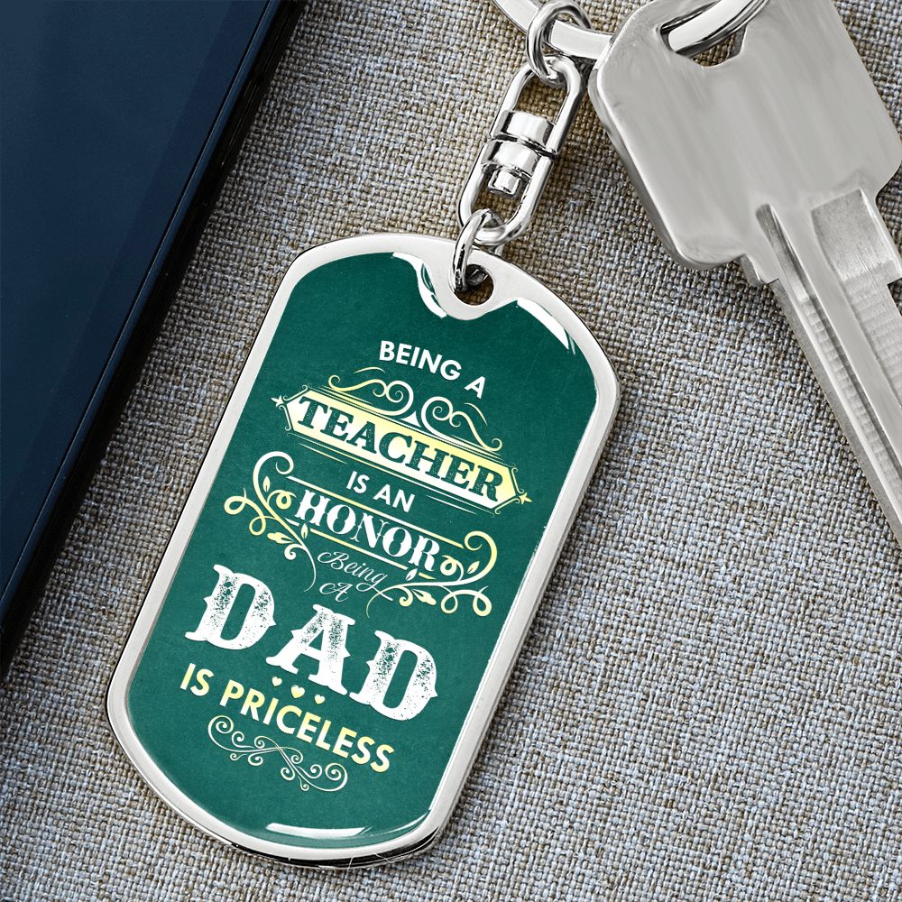 Daddy To Be Keychain || Christmas Gift For DAD