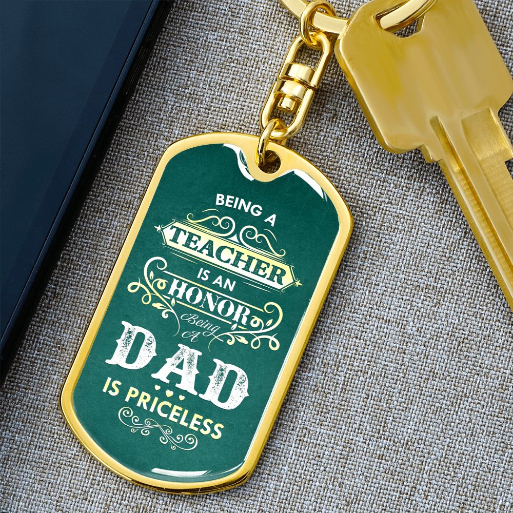 Daddy To Be Keychain || Christmas Gift For DAD