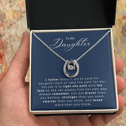 Gift For Daughter from Dad || Daughter Father Necklace || Christmas Gift