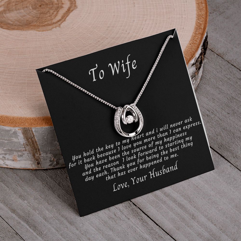 To My Wife Necklace|| Anniversary Gift For Wife|| Christmas Gift