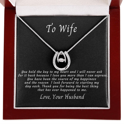 To My Wife Necklace|| Anniversary Gift For Wife|| Christmas Gift