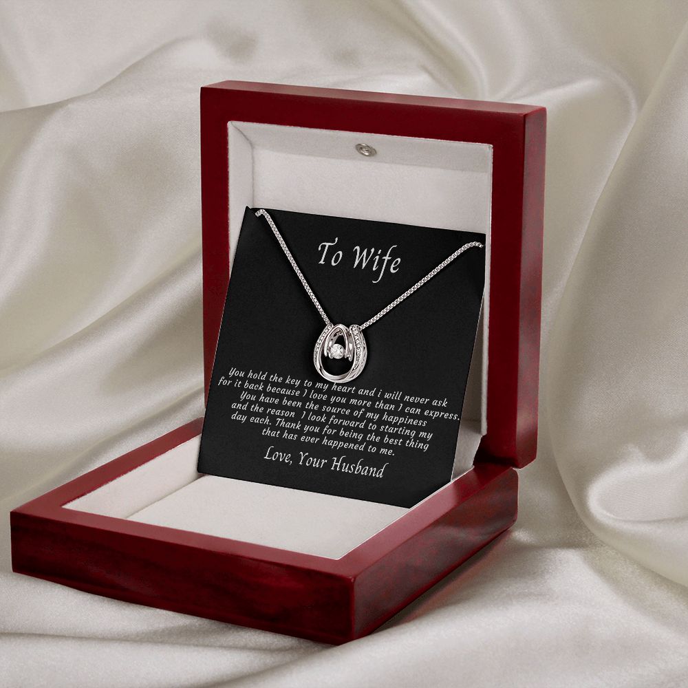 To My Wife Necklace|| Anniversary Gift For Wife|| Christmas Gift