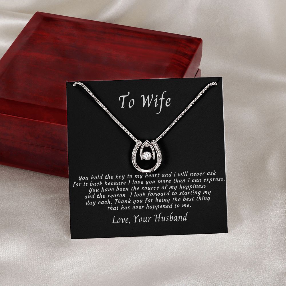 To My Wife Necklace|| Anniversary Gift For Wife|| Christmas Gift