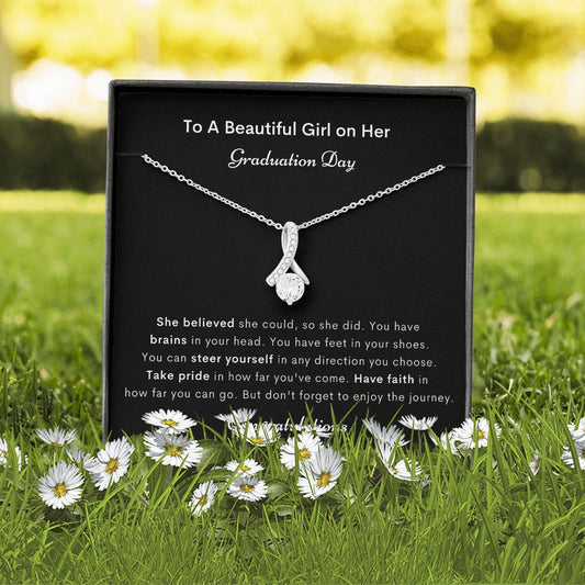 College Graduation Gift for Her||Daughter Graduation Gift Necklace||Christmas Gift