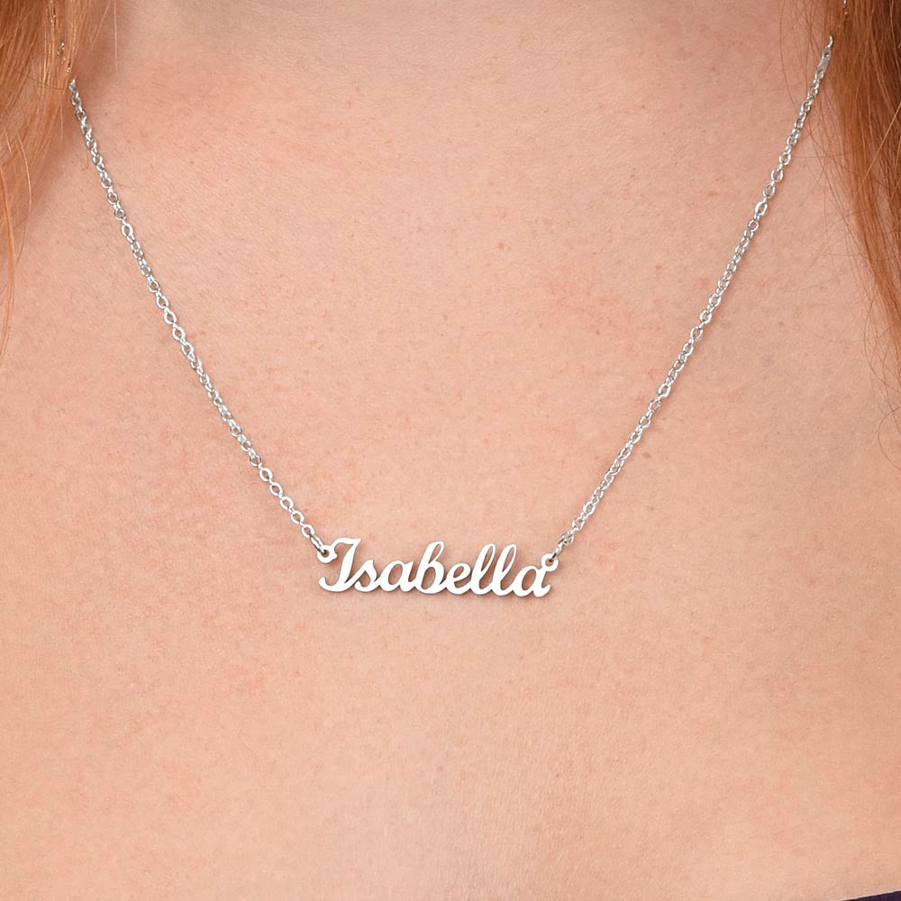 PERSONALIZED NAME NECKLACE || CHRISTMAS JEWELRY GIFT || GIFT FOR WIFE