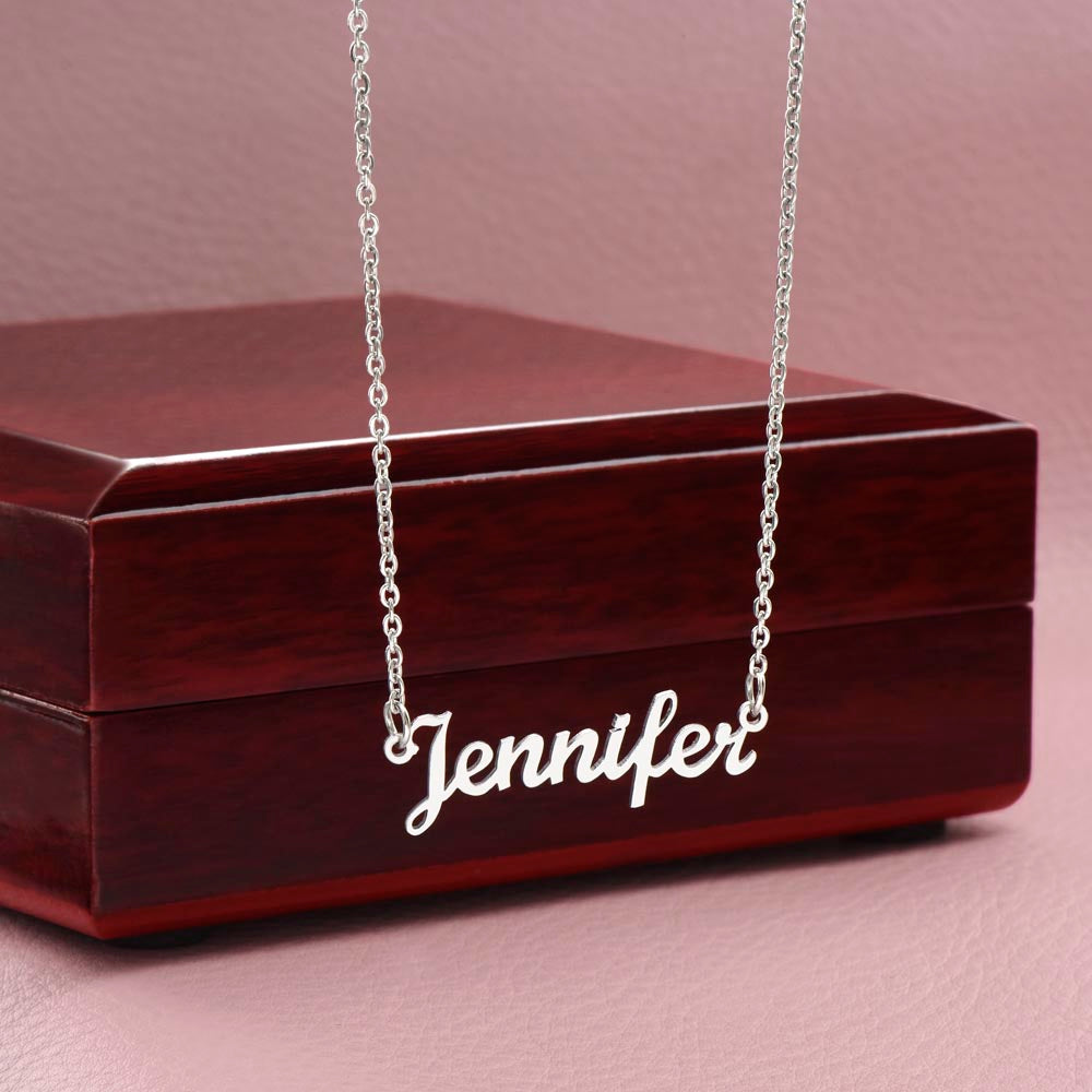 PERSONALIZED NAME NECKLACE || DAUGHTER FATHER NECKLACE || CHRISTMAS GIFT ||