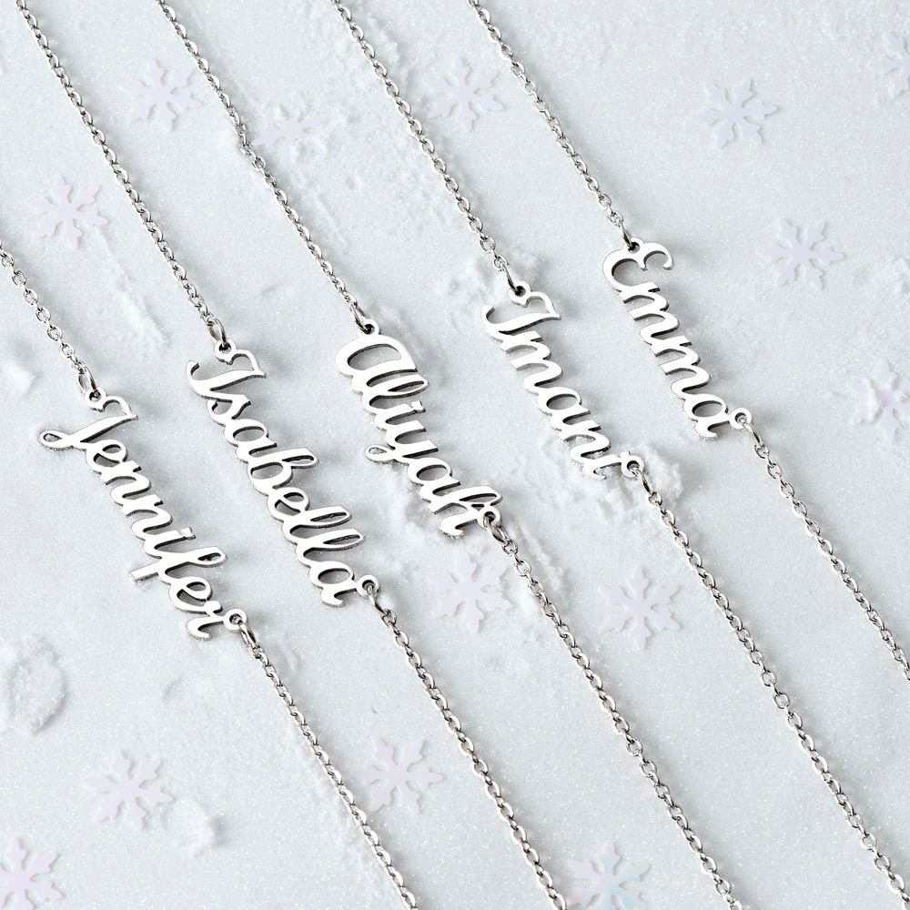 Personalized Name Necklace || Christmas Jewelry Gift || Gift For Mom