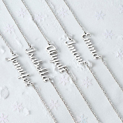 Personalized Name Necklace || Christmas Jewelry Gift || Gift For Mom