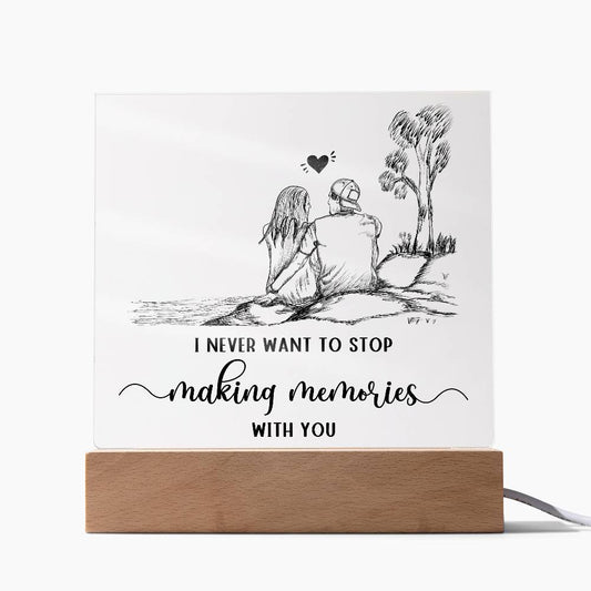 Two Hearts, One Journey - An Elegant Plaque Commemorating Your Shared Life Together