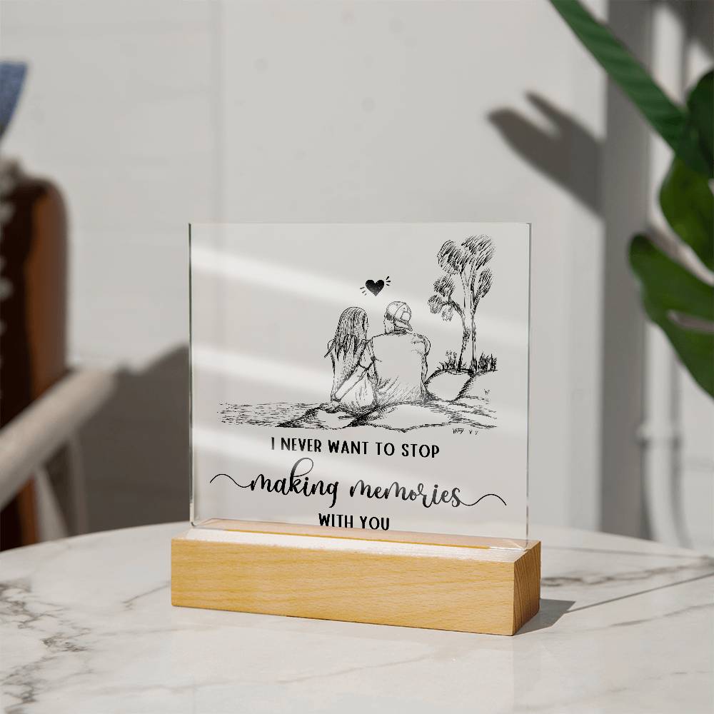 Two Hearts, One Journey - An Elegant Plaque Commemorating Your Shared Life Together