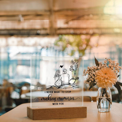 Two Hearts, One Journey - An Elegant Plaque Commemorating Your Shared Life Together