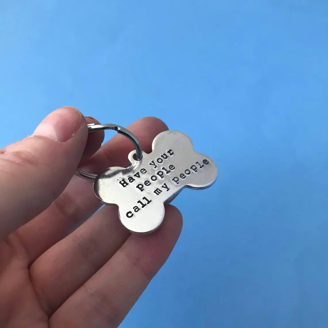 Have your People Call my People Pet Tag with Name & Phone Number on Back