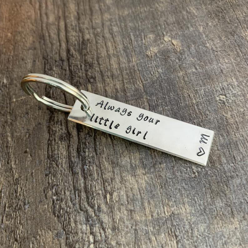 Always Your Little Girl Keychain